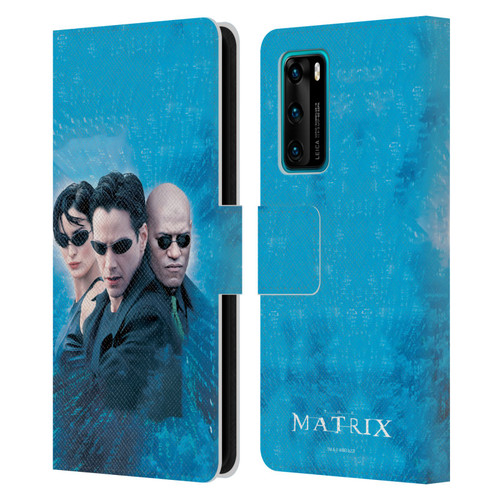 The Matrix Key Art Group 3 Leather Book Wallet Case Cover For Huawei P40 5G