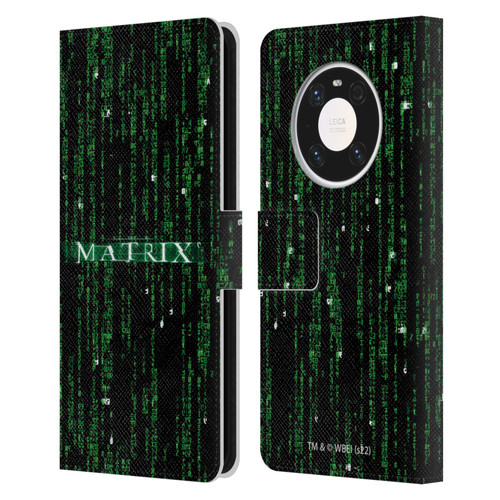 The Matrix Key Art Codes Leather Book Wallet Case Cover For Huawei Mate 40 Pro 5G