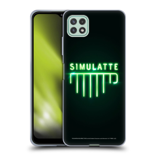 The Matrix Resurrections Key Art Simulatte Soft Gel Case for Samsung Galaxy A22 5G / F42 5G (2021)