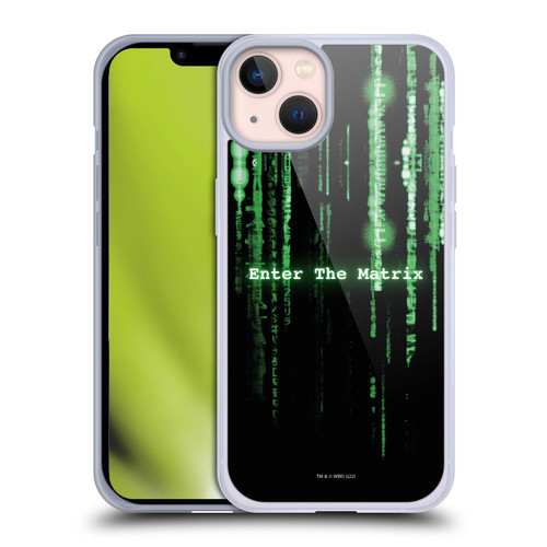 The Matrix Key Art Enter The Matrix Soft Gel Case for Apple iPhone 13