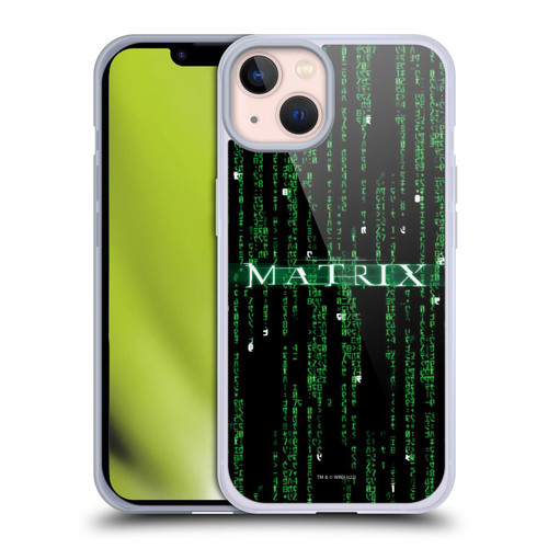 The Matrix Key Art Codes Soft Gel Case for Apple iPhone 13