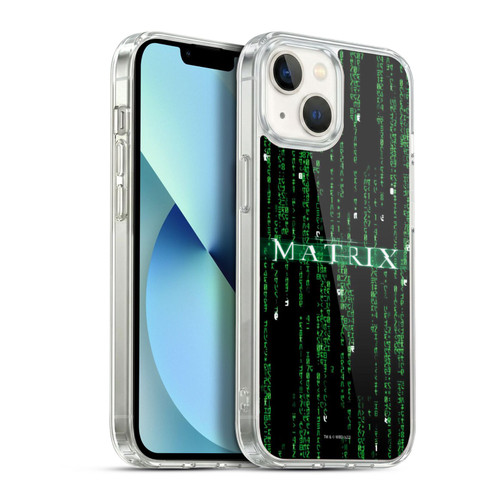 The Matrix Key Art Codes Soft Gel Case for Apple iPhone 13