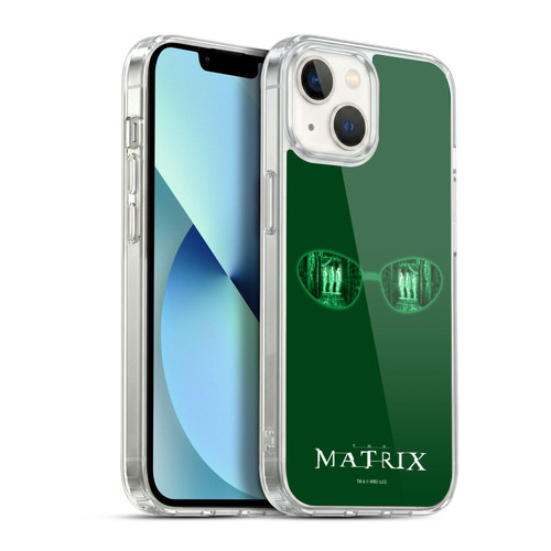 The Matrix Key Art Glass Soft Gel Case for Apple iPhone 13