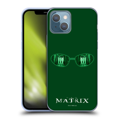 The Matrix Key Art Glass Soft Gel Case for Apple iPhone 13