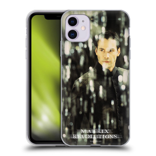The Matrix Revolutions Key Art Neo 1 Soft Gel Case for Apple iPhone 11