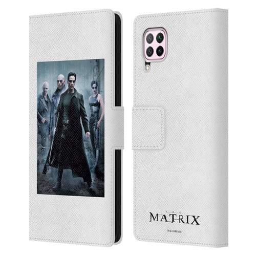 The Matrix Key Art Group 1 Leather Book Wallet Case Cover For Huawei Nova 6 SE / P40 Lite