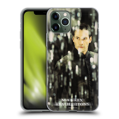 The Matrix Revolutions Key Art Neo 1 Soft Gel Case for Apple iPhone 11 Pro