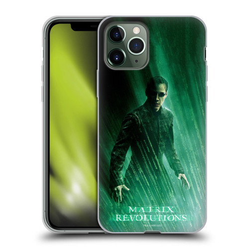 The Matrix Revolutions Key Art Neo 3 Soft Gel Case for Apple iPhone 11 Pro