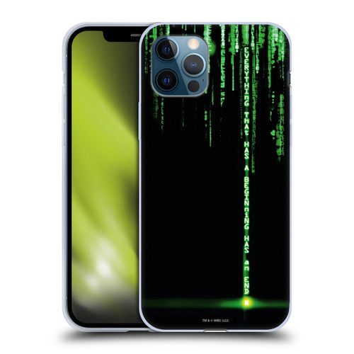 The Matrix Revolutions Key Art Everything That Has Beginning Soft Gel Case for Apple iPhone 12 / iPhone 12 Pro