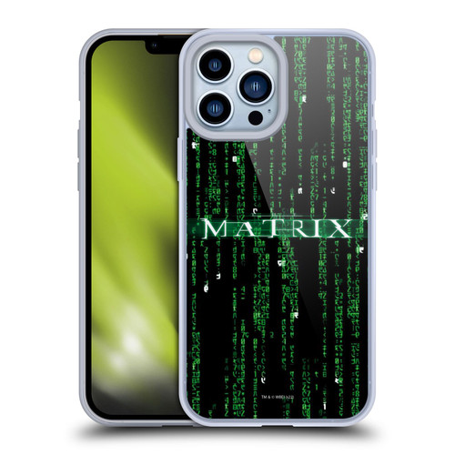 The Matrix Key Art Codes Soft Gel Case for Apple iPhone 13 Pro Max