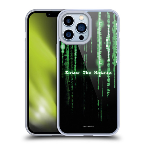 The Matrix Key Art Enter The Matrix Soft Gel Case for Apple iPhone 13 Pro Max