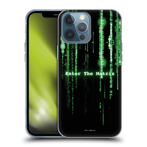 The Matrix Key Art Enter The Matrix Soft Gel Case for Apple iPhone 13 Pro Max
