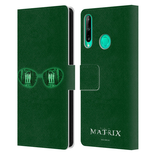 The Matrix Key Art Glass Leather Book Wallet Case Cover For Huawei P40 lite E