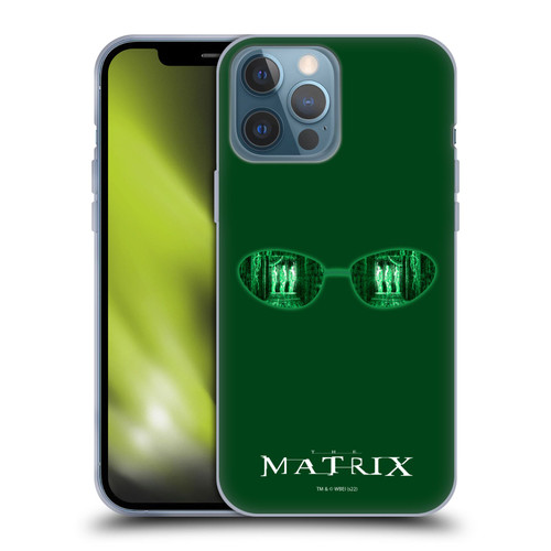 The Matrix Key Art Glass Soft Gel Case for Apple iPhone 13 Pro Max