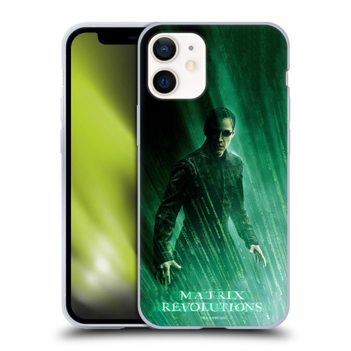 The Matrix Revolutions Key Art Neo 3 Soft Gel Case for Apple iPhone 12 Mini