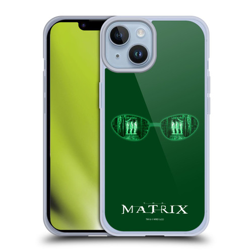 The Matrix Key Art Glass Soft Gel Case for Apple iPhone 14