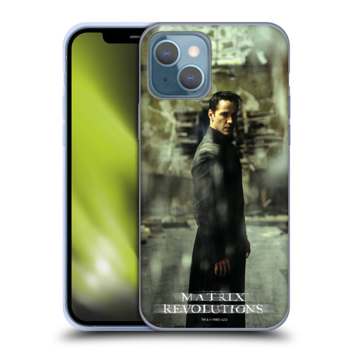 The Matrix Revolutions Key Art Neo 2 Soft Gel Case for Apple iPhone 13