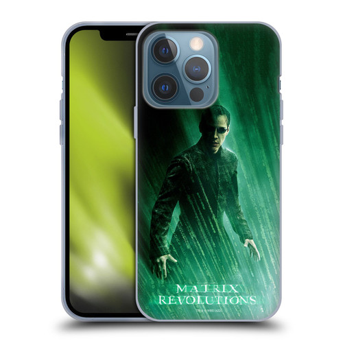 The Matrix Revolutions Key Art Neo 3 Soft Gel Case for Apple iPhone 13 Pro
