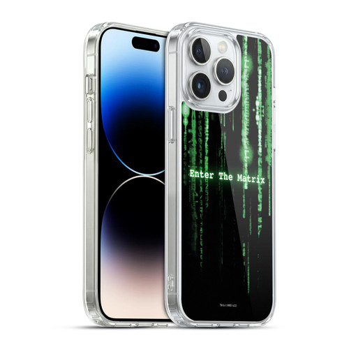 The Matrix Key Art Enter The Matrix Soft Gel Case for Apple iPhone 14 Pro Max & MagSafe