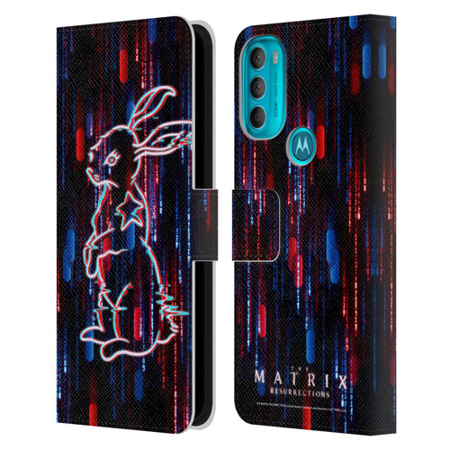 The Matrix Resurrections Key Art Choice Is An Illusion Leather Book Wallet Case Cover For Motorola Moto G71 5G