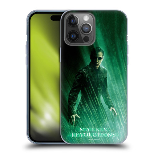 The Matrix Revolutions Key Art Neo 3 Soft Gel Case for Apple iPhone 14 Pro Max