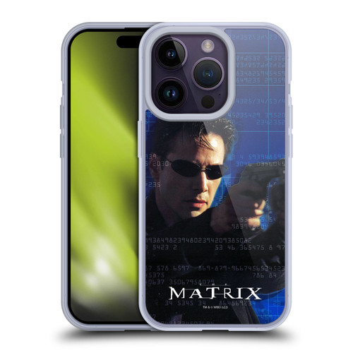 The Matrix Key Art Neo 1 Soft Gel Case for Apple iPhone 14 Pro