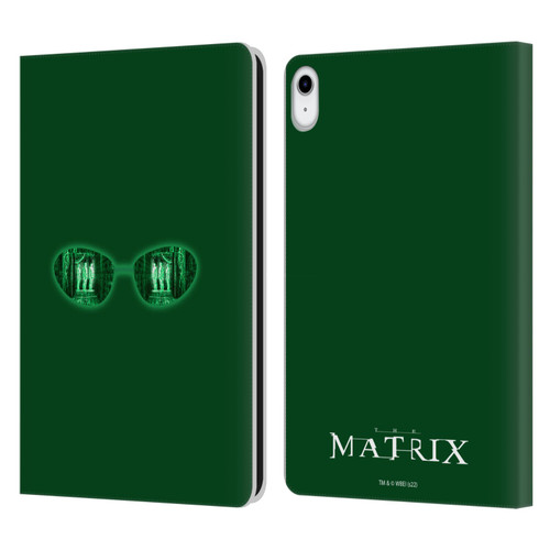 The Matrix Key Art Glass Leather Book Wallet Case Cover For Apple iPad 10.9 2022/2025