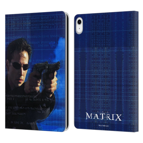 The Matrix Key Art Neo 1 Leather Book Wallet Case Cover For Apple iPad 10.9 2022/2025