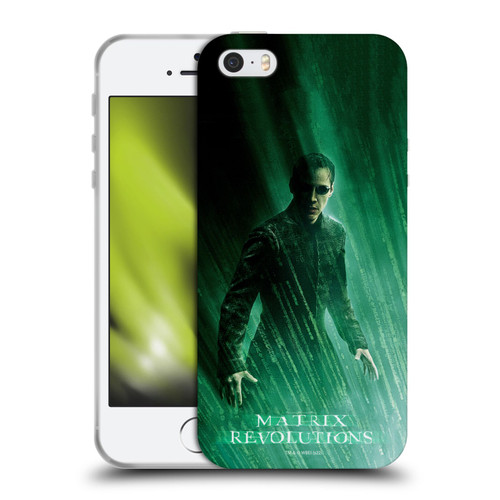 The Matrix Revolutions Key Art Neo 3 Soft Gel Case for Apple iPhone 5 / 5s / iPhone SE 2016