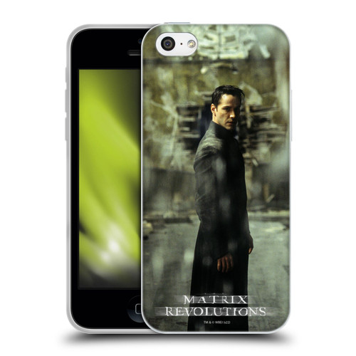 The Matrix Revolutions Key Art Neo 2 Soft Gel Case for Apple iPhone 5c