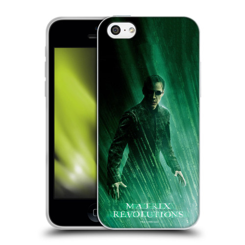 The Matrix Revolutions Key Art Neo 3 Soft Gel Case for Apple iPhone 5c