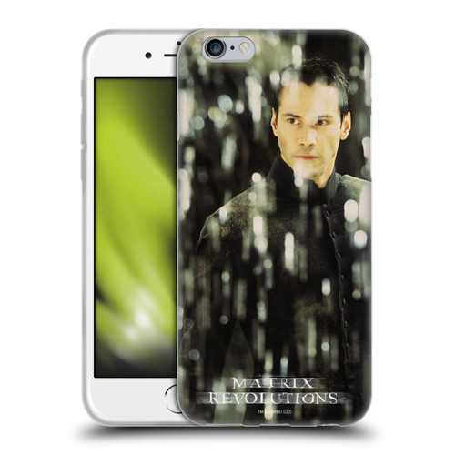 The Matrix Revolutions Key Art Neo 1 Soft Gel Case for Apple iPhone 6 / iPhone 6s