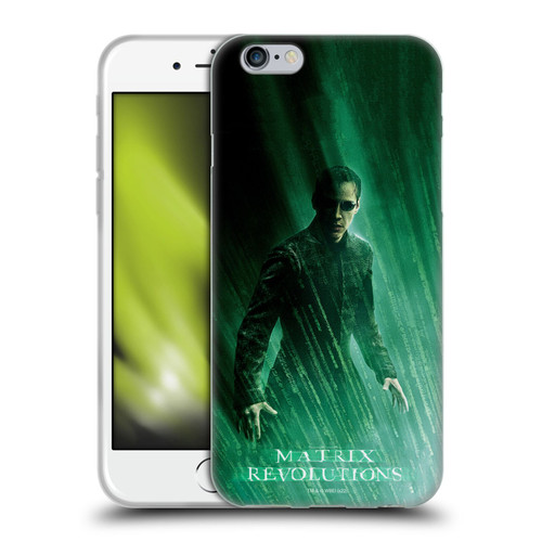 The Matrix Revolutions Key Art Neo 3 Soft Gel Case for Apple iPhone 6 / iPhone 6s