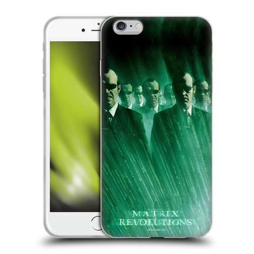The Matrix Revolutions Key Art Smiths Soft Gel Case for Apple iPhone 6 Plus / iPhone 6s Plus