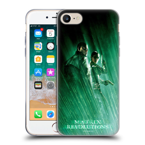 The Matrix Revolutions Key Art Morpheus Trinity Soft Gel Case for Apple iPhone 7 / 8 / SE 2020 & 2022