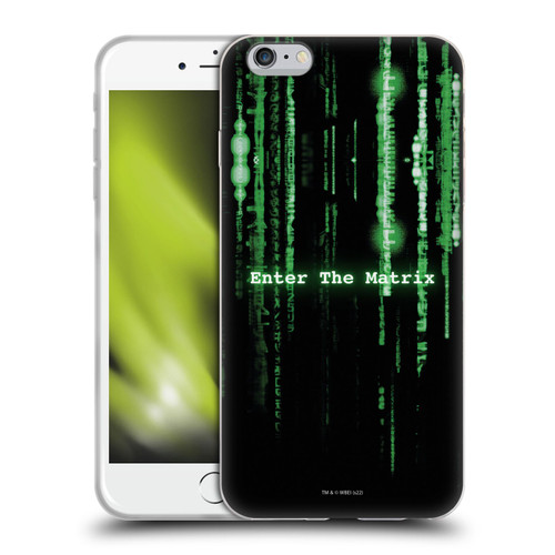 The Matrix Key Art Enter The Matrix Soft Gel Case for Apple iPhone 6 Plus / iPhone 6s Plus
