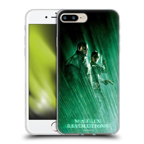 The Matrix Revolutions Key Art Morpheus Trinity Soft Gel Case for Apple iPhone 7 Plus / iPhone 8 Plus
