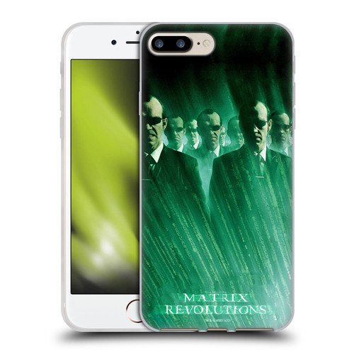 The Matrix Revolutions Key Art Smiths Soft Gel Case for Apple iPhone 7 Plus / iPhone 8 Plus