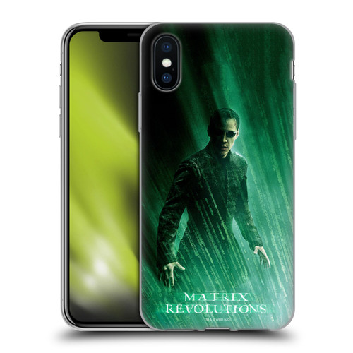The Matrix Revolutions Key Art Neo 3 Soft Gel Case for Apple iPhone X / iPhone XS