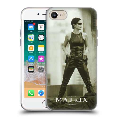 The Matrix Key Art Trinity Soft Gel Case for Apple iPhone 7 / 8 / SE 2020 & 2022