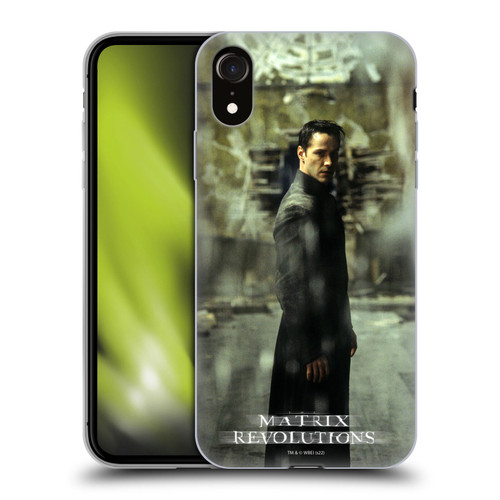 The Matrix Revolutions Key Art Neo 2 Soft Gel Case for Apple iPhone XR