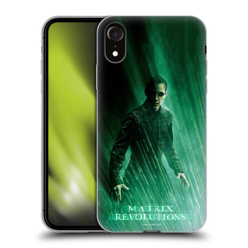 The Matrix Revolutions Key Art Neo 3 Soft Gel Case for Apple iPhone XR