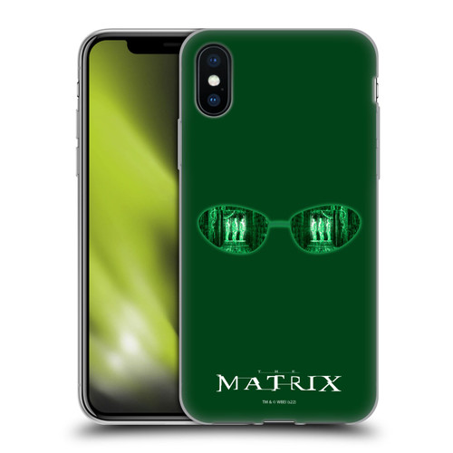 The Matrix Key Art Glass Soft Gel Case for Apple iPhone X / iPhone XS