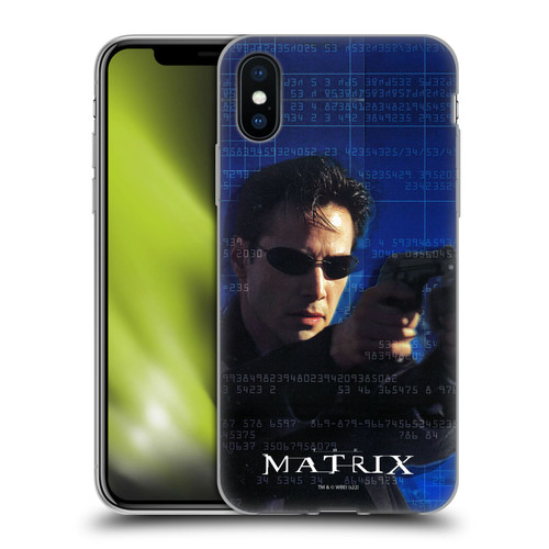The Matrix Key Art Neo 1 Soft Gel Case for Apple iPhone X / iPhone XS