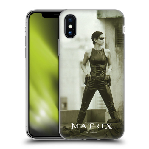 The Matrix Key Art Trinity Soft Gel Case for Apple iPhone X / iPhone XS