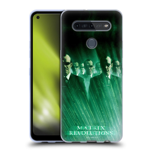 The Matrix Revolutions Key Art Smiths Soft Gel Case for LG K51S