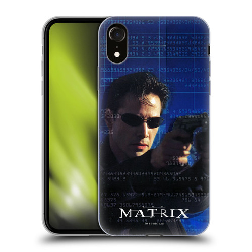 The Matrix Key Art Neo 1 Soft Gel Case for Apple iPhone XR