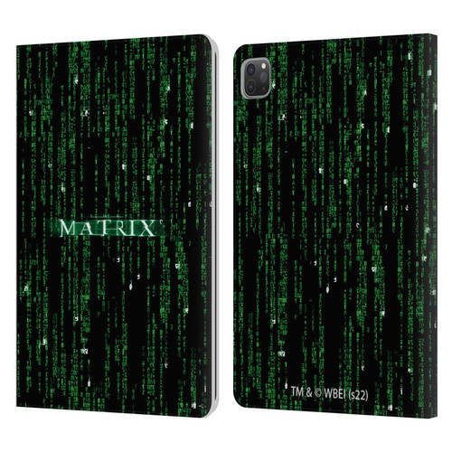 The Matrix Key Art Codes Leather Book Wallet Case Cover For Apple iPad Pro 11 2020 / 2021 / 2022