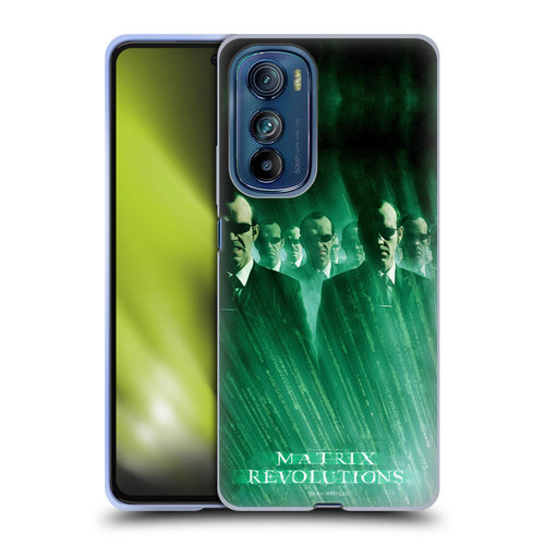 The Matrix Revolutions Key Art Smiths Soft Gel Case for Motorola Edge 30