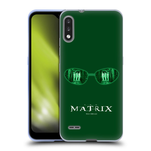 The Matrix Key Art Glass Soft Gel Case for LG K22